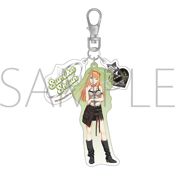 (Goods - Key Chain) Gakuen iDOLM@STER Acrylic Key Charm / Sumika Shiun ECLIPSE LIGHT