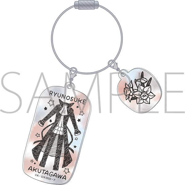 (Goods - Key Chain) 文豪ストレイドッグス 2 Piece Acrylic Key Chain / Ryunosuke Akutagawa