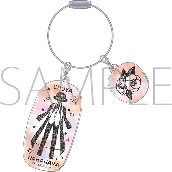 (Goods - Key Chain) 文豪ストレイドッグス 2 Piece Acrylic Key Chain / Chuya Nakahara
