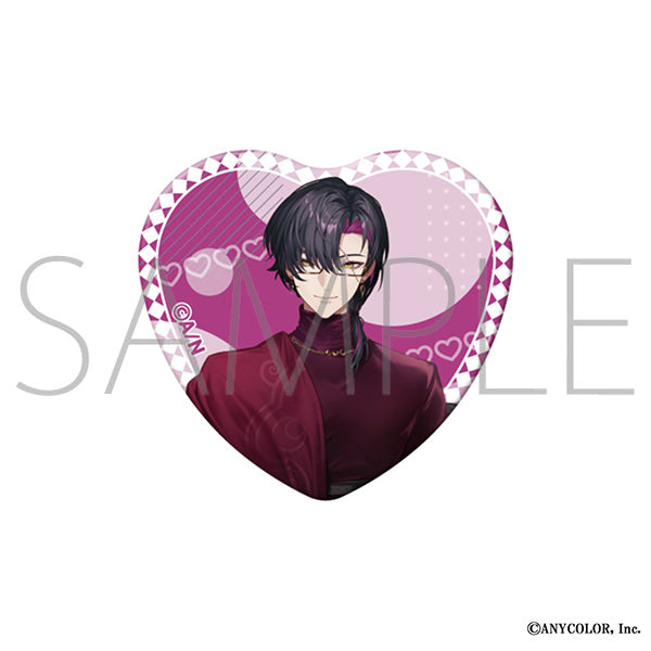 (Goods - Badge) NIJISANJI EN Heart Button Badge / Vezalius Bandage