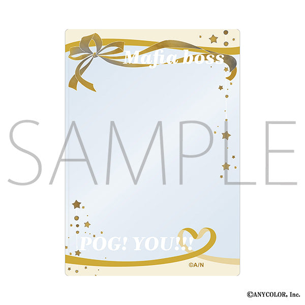 (Goods - Card Case) NIJISANJI EN Liver Famous Quote Hard Bromide Case / Luca Kaneshiro