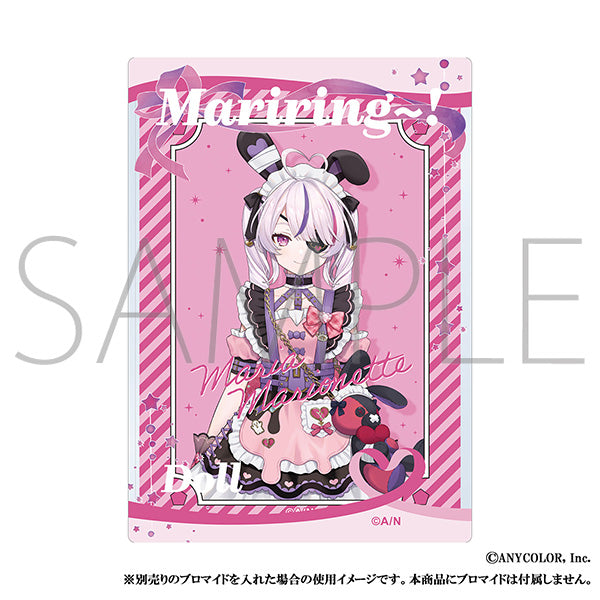 (Goods - Card Case) NIJISANJI EN Liver Famous Quote Hard Bromide Case / Maria Marionette
