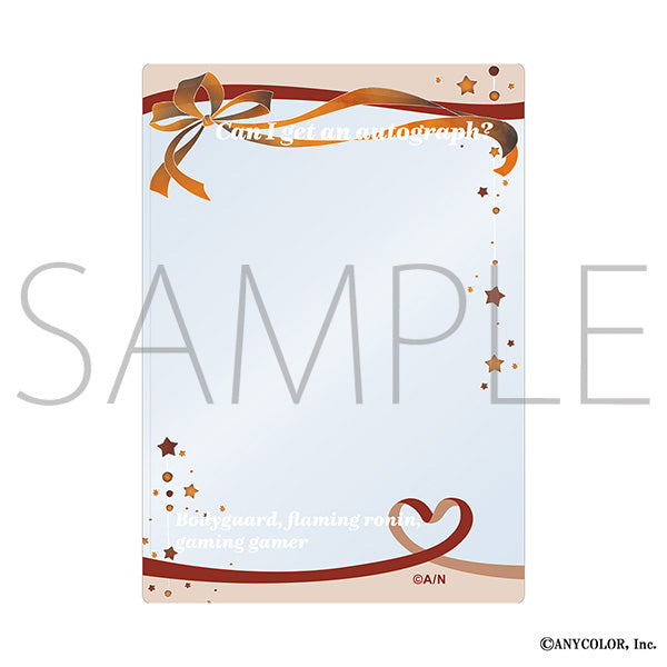 (Goods - Card Case) NIJISANJI EN Liver Famous Quote Hard Bromide Case / Ryoma Barrenwort
