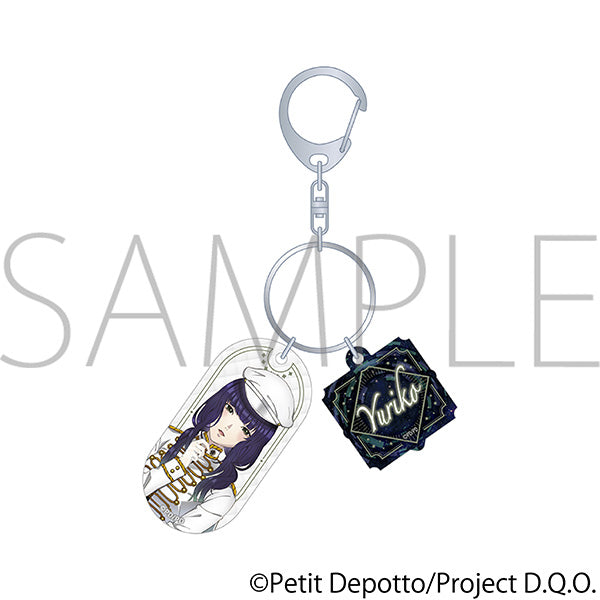 (Goods - Key Chain) GNOSIA 2 Piece Acrylic Key Chain / Yuriko