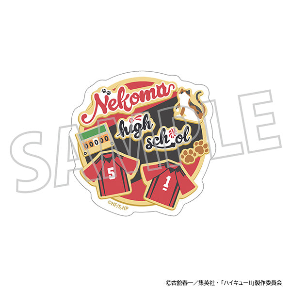 (Goods - Sticker) Haikyu!! Sticker / Cookie Nekoma High