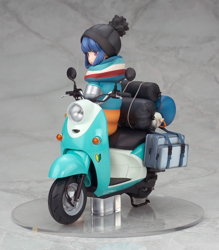 (Bishojo Figure) Yuru Camp Rin Shima with Scooter 1/10 Complete Figure (Re-release)