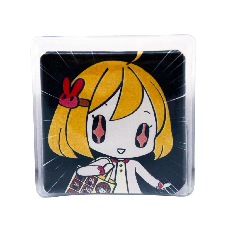 (Goods - Button Badge Cover) Non-Character Original Square Button Badge Cover 40 x 40mm Compatible