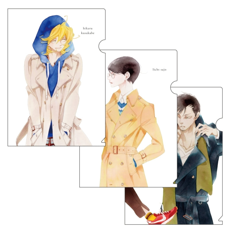 (Goods - Clear File) Autumn Collection Clear File Set (Set of 3) (mariage Asumiko Nakamura Doukyusei Series"blanc" Original Art Exhibition Merch)