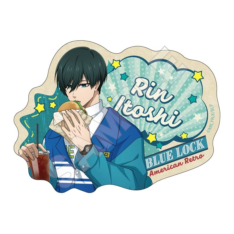 (Goods - Sticker) Blue Lock TV Anime American Retro Sticker Rin Itoshi