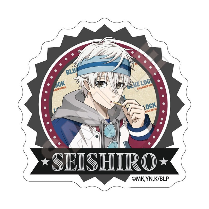 (Goods - Badge) Blue Lock TV Anime American Retro Acrylic Badge Seishiro Nagi