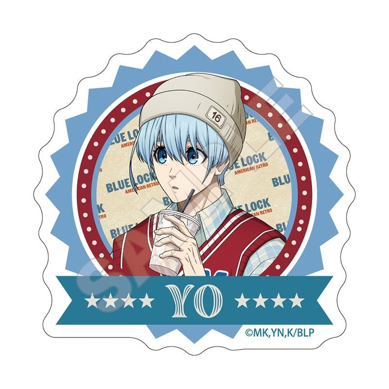 (Goods - Badge) Blue Lock TV Anime American Retro Acrylic Badge Yo Hiori