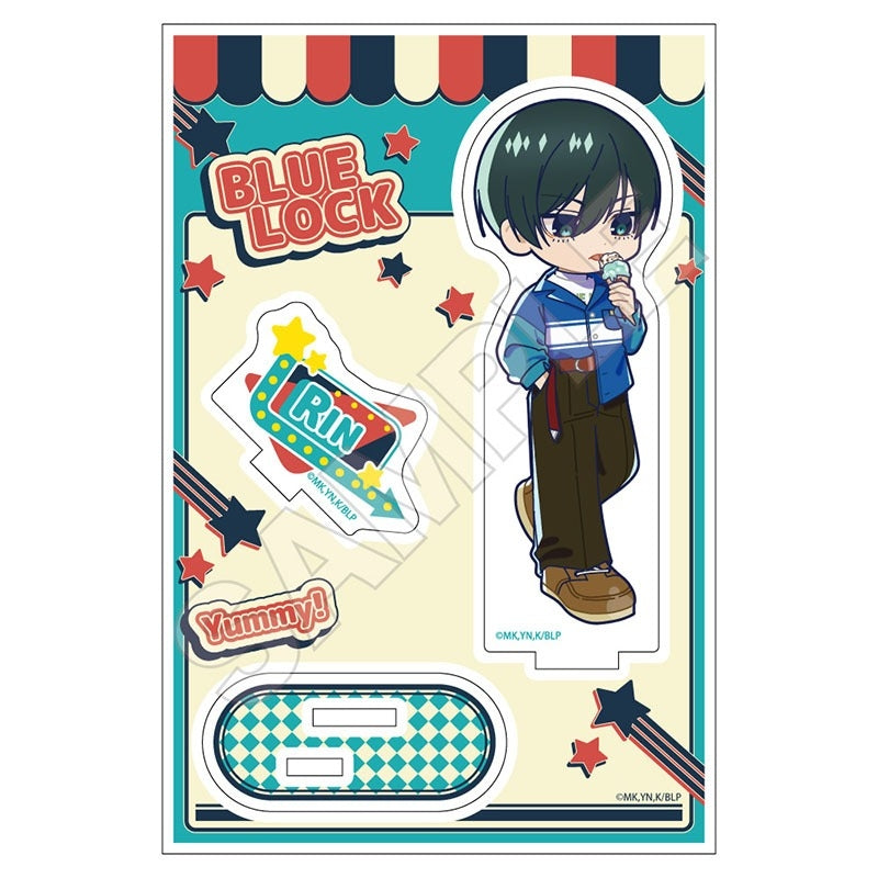 (Goods - Acrylic Stand) Blue Lock TV Anime NOPPOP American Retro Acrylic Stand Jr. Rin Itoshi