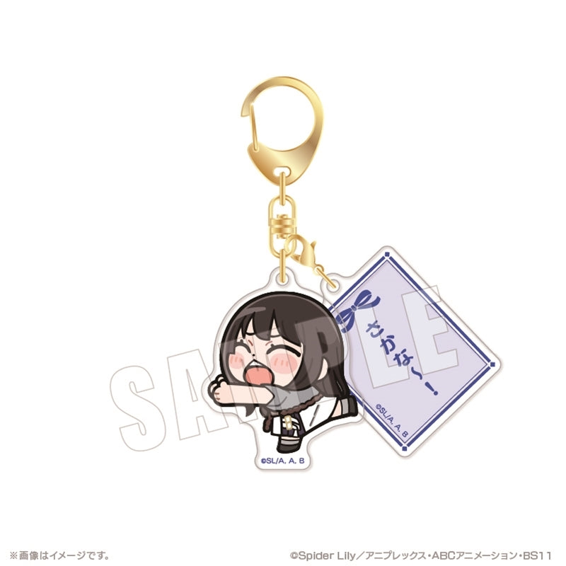(Goods - Keychain) Lycoris Recoil Bkub Famous Line Acrylic Keychain 06. Takina Inoue ( Summer Uniform ver.)