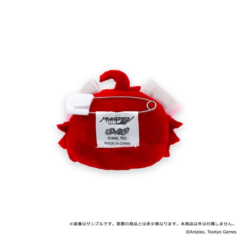 (Goods - Badge) HUNDRED LINE Last Defense Academy Putimals (Petits Animals) Plush Badge 01. Takumi Sumino