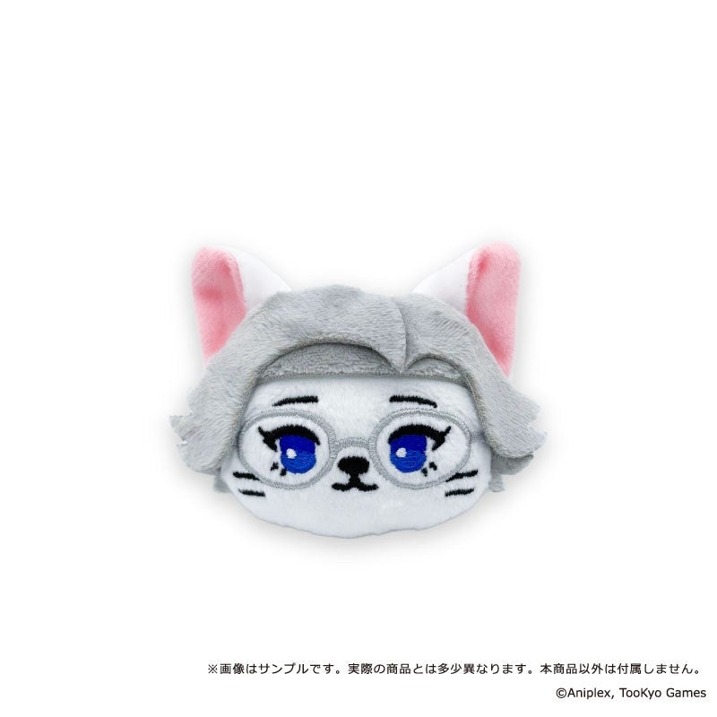 (Goods - Badge) HUNDRED LINE Last Defense Academy Putimals (Petits Animals) Plush Badge 03. Eito Aotsuki