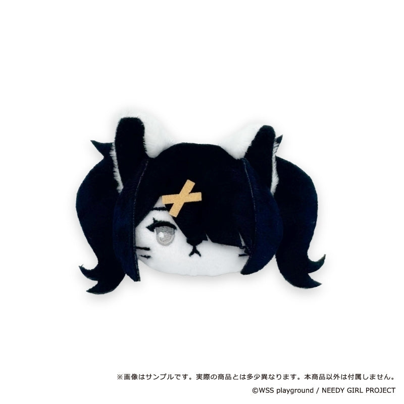 (Goods - Badge) Anime NEEDY GIRL OVERDOSE Petits Animals Plush Badge 02. Ame-chan