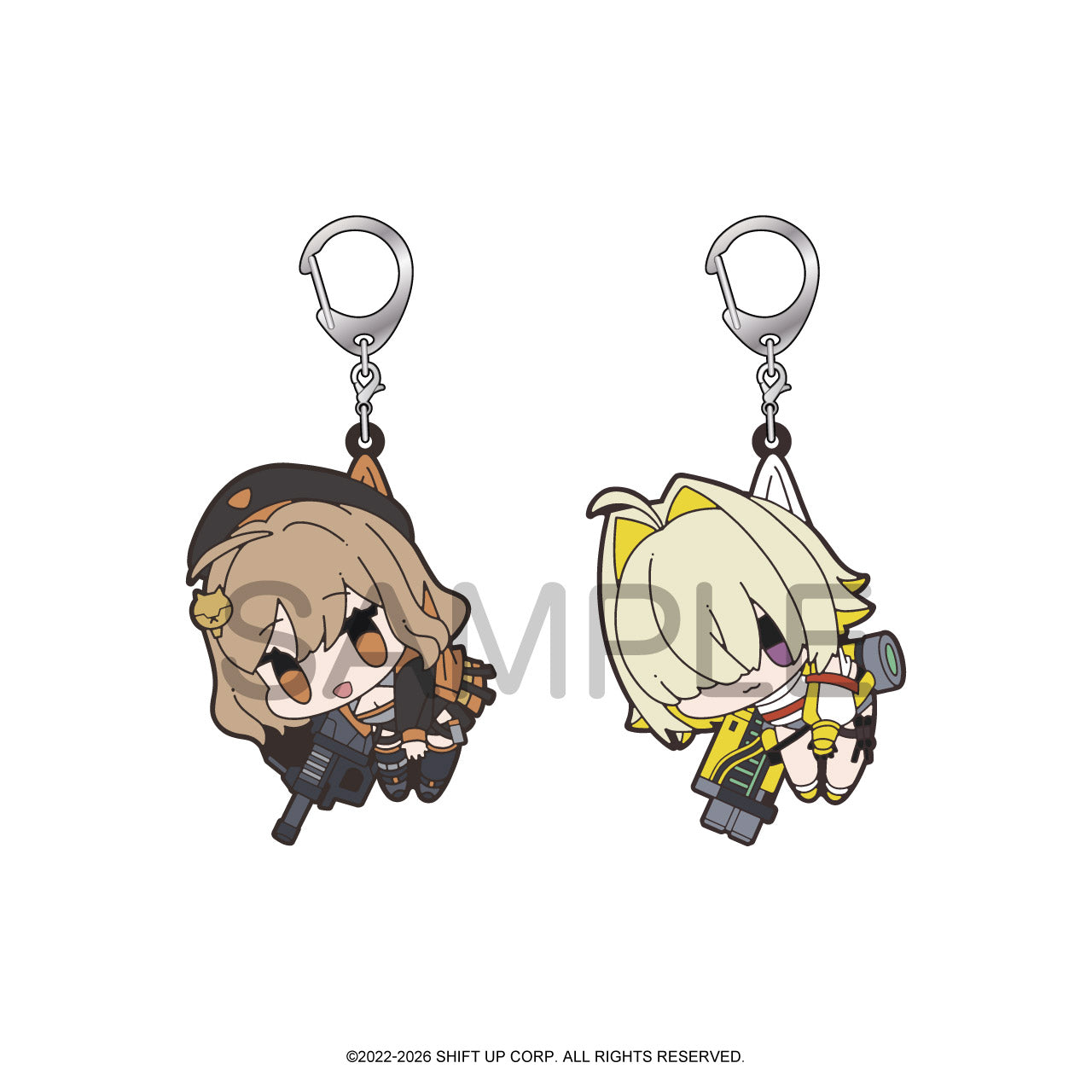 (1BOX=8)(Goods - Keychain) GODDESS OF VICTORY: NIKKE Tsumamare Rubber Keychain vol. 1