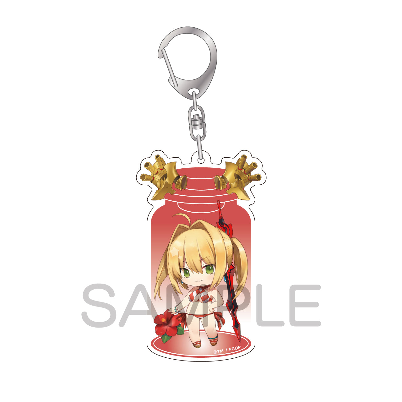 (Goods - Keychain) Fate/Grand Order Charatoria Acrylic Keychain Caster / Nero Claudius