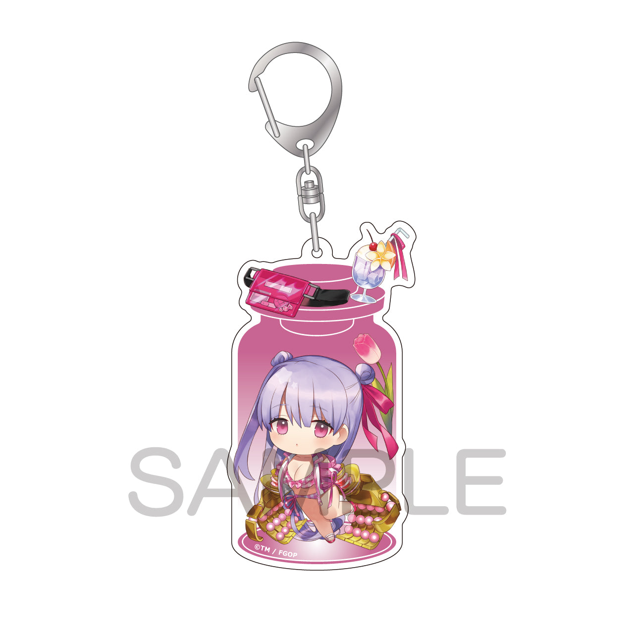 (Goods - Keychain) Fate/Grand Order Charatoria Acrylic Keychain Saber / Passionlip