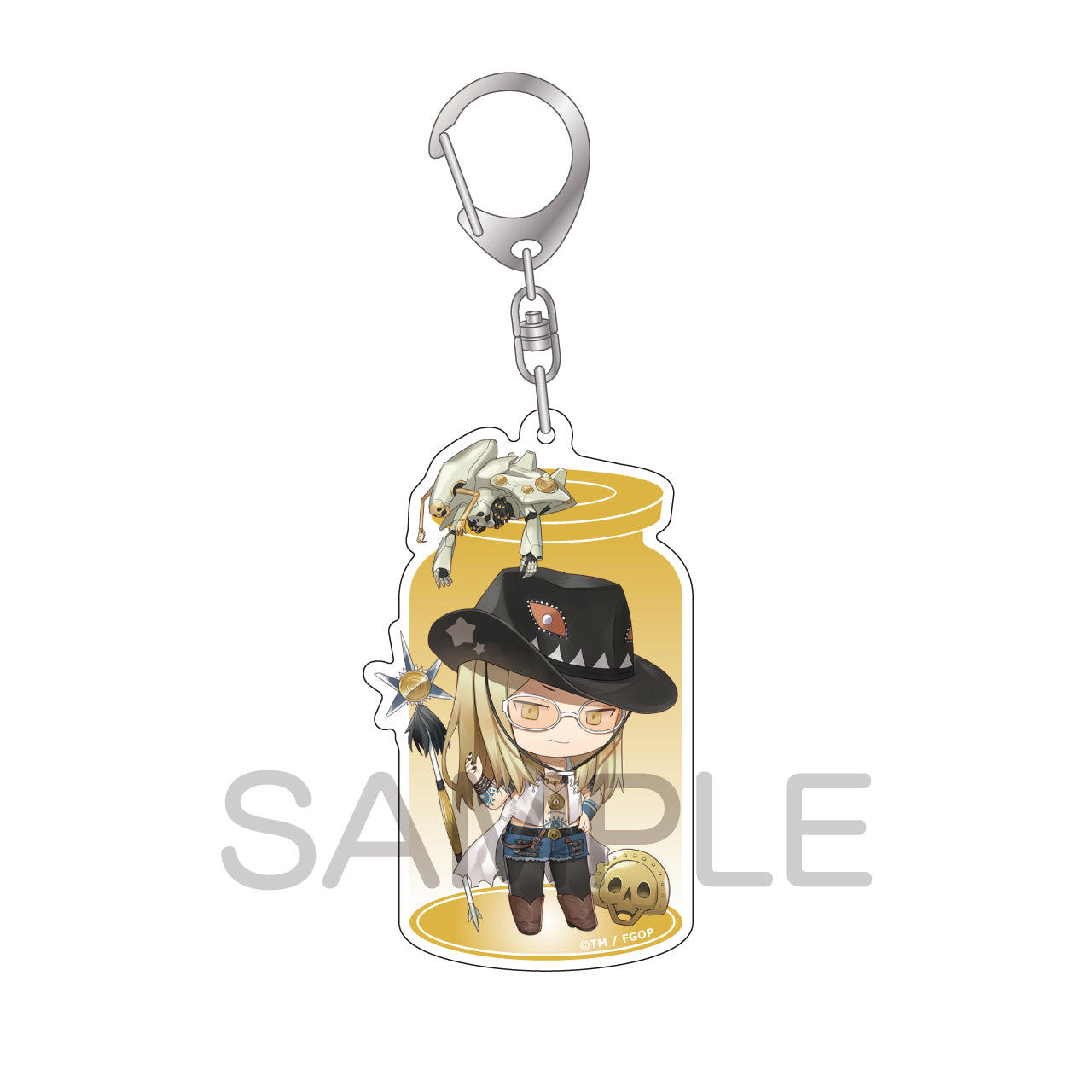 (Goods - Keychain) Fate/Grand Order Charatoria Acrylic Keychain Assassin / Tezcatlipoca (Wild Gunman)