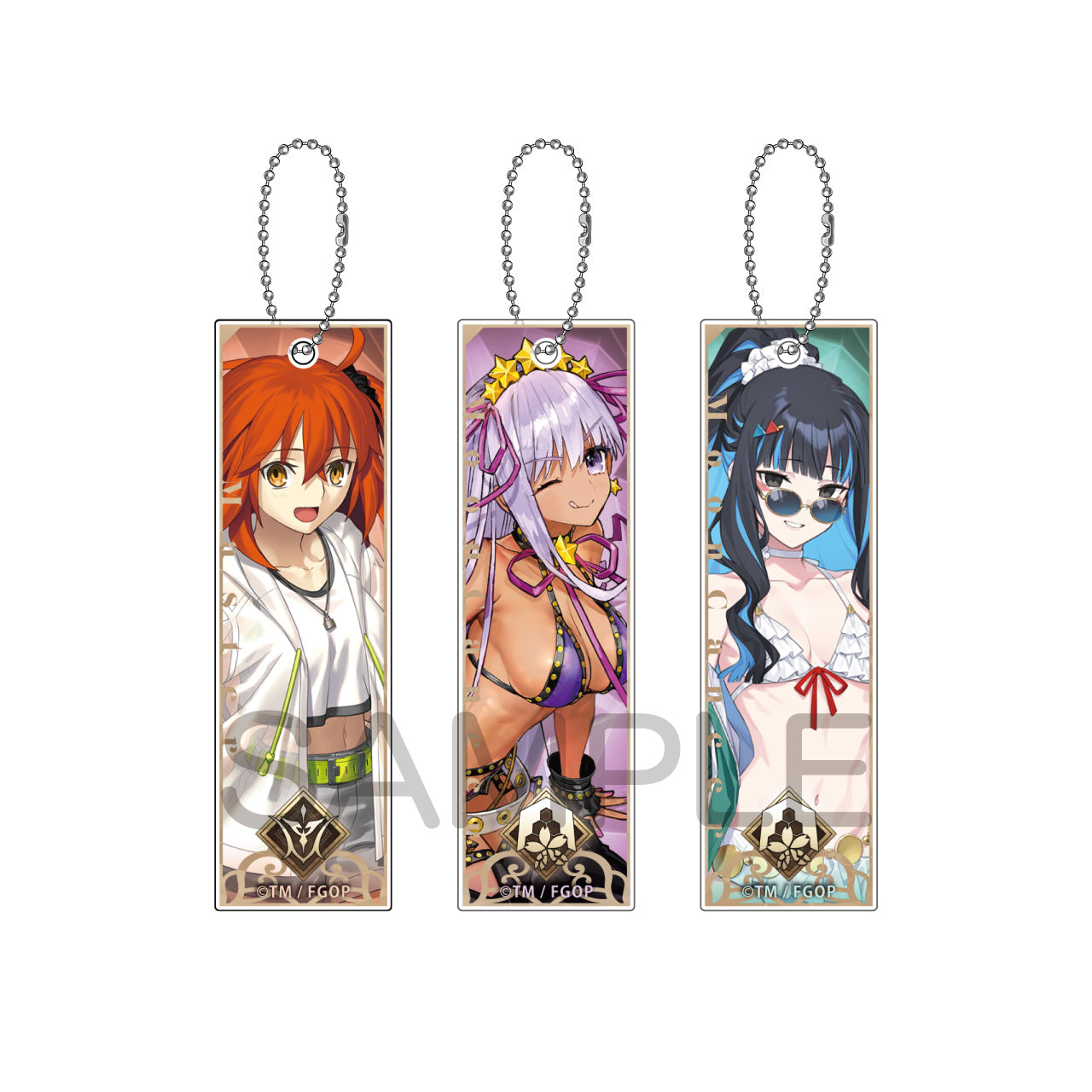 (1BOX=10)(Goods - Keychain) Fate/Grand Order TsuiColle Trading Acrylic Keychain vol. 5