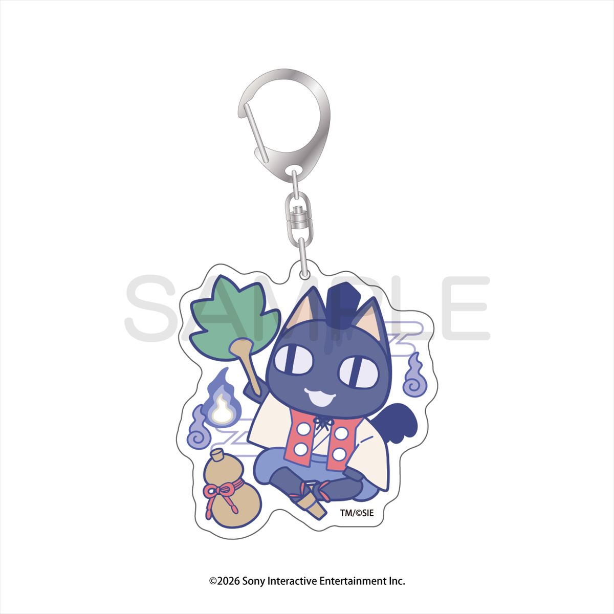 (Goods - Keychain) Toro and Friends (Doko Demo Issho) Obake to Issho Acrylic Keychain <Kuro>