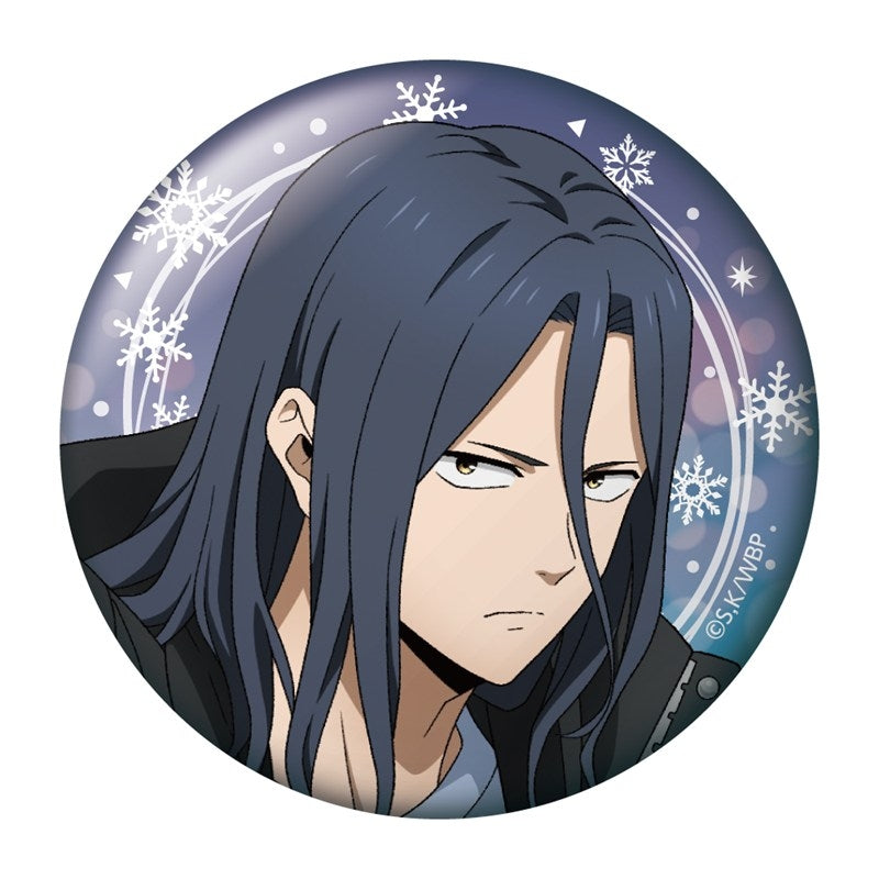 (1BOX=6)(Goods - Badge) WIND BREAKER Trading Holographic Button Badge Present ver.