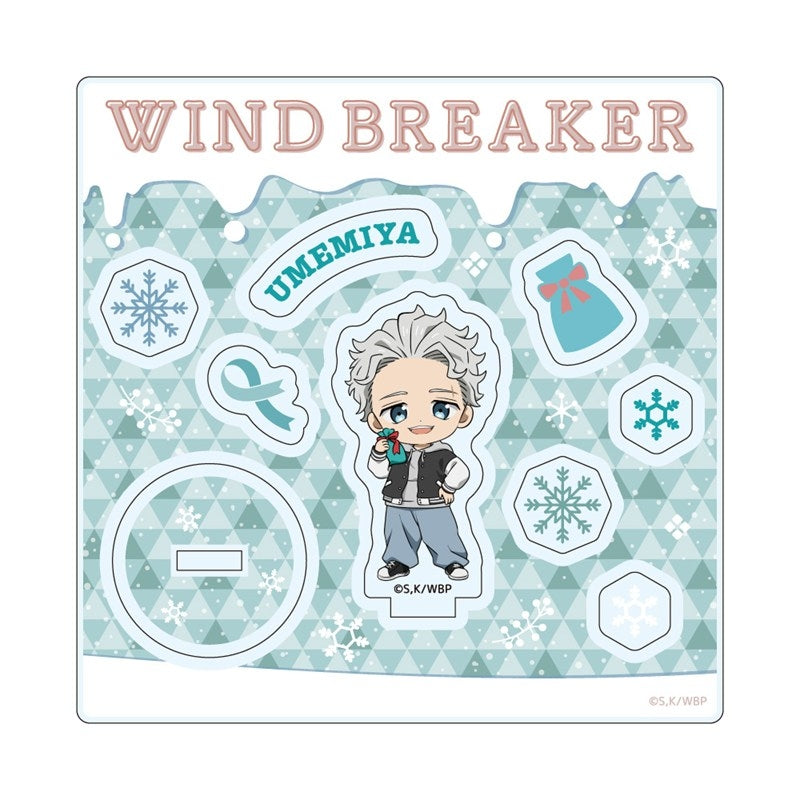 (Goods - Acrylic Stand) WIND BREAKER Chibi Chara Acrylic Stand & Parts Present ver. / Hajime Umemiya