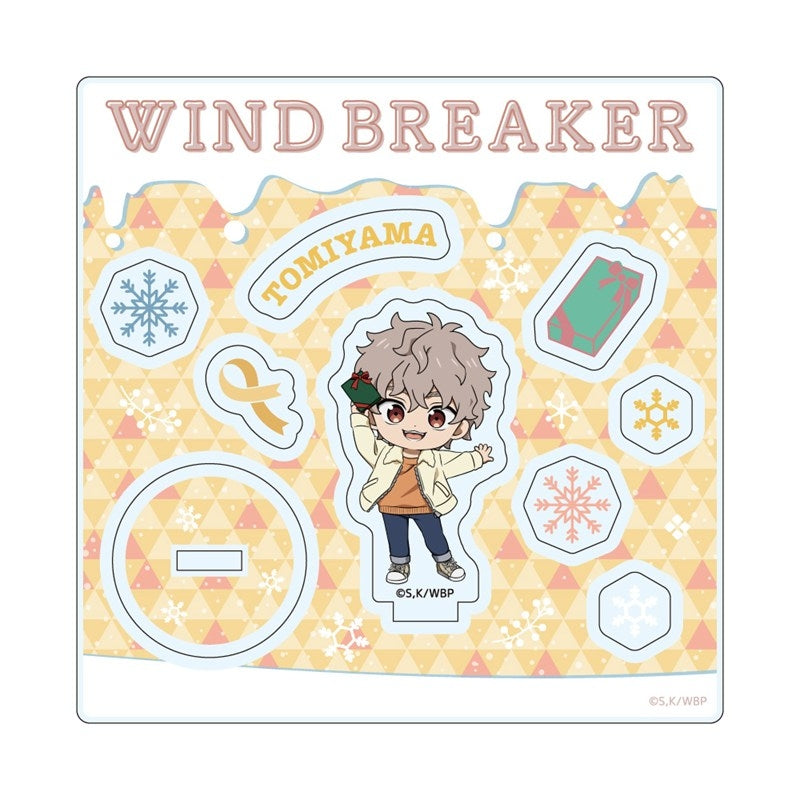 (Goods - Acrylic Stand) WIND BREAKER Chibi Chara Acrylic Stand & Parts Present ver. / Choji Tomiyama