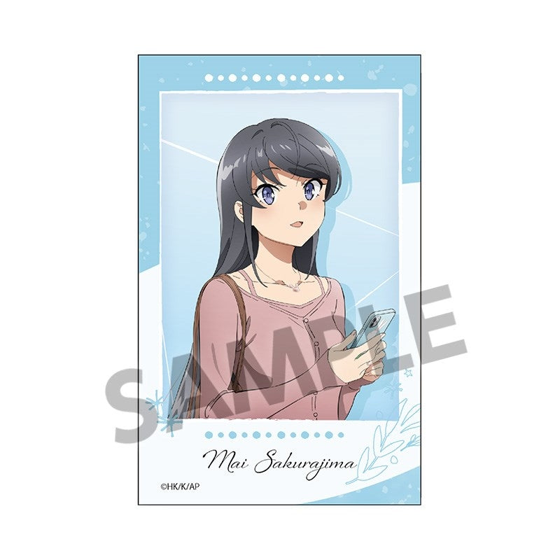 (Goods - Sticker) Rascal Does Not Dream of Santa Claus Intant Photo Style Sticker Mai Sakurajima