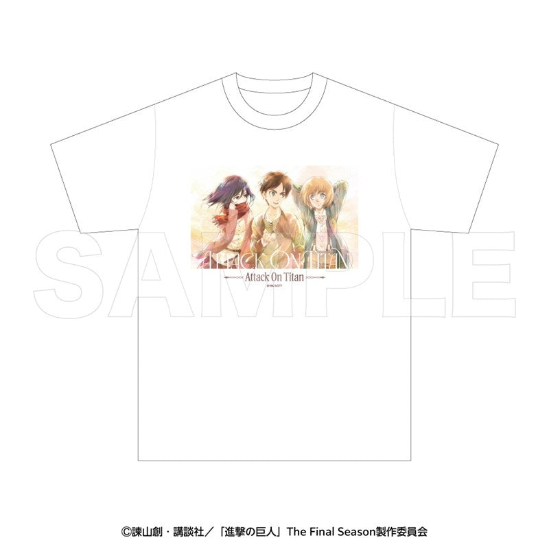(Goods - Shirt) Attack on Titan T-shirt Eren, Mikasa, Armin XL