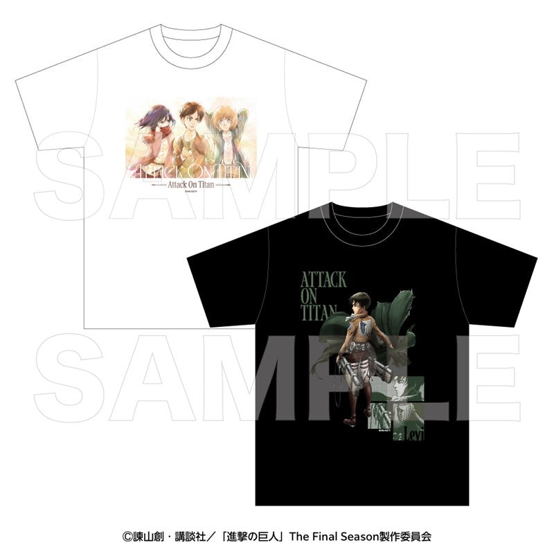 (Goods - Shirt) Attack on Titan T-shirt Eren, Mikasa, Armin XL