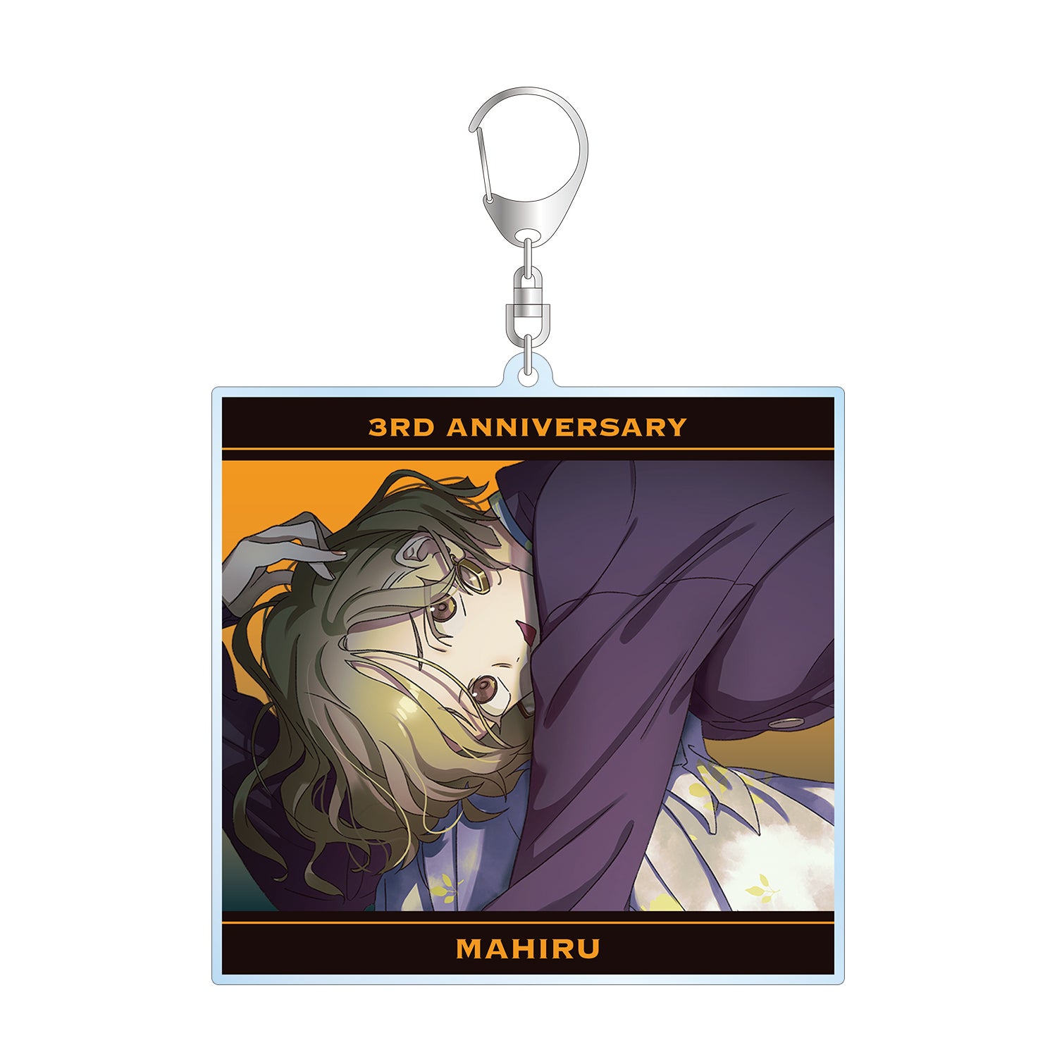 (Goods - Key Chain) MILGRAM Exclusive Art Mahiru 3rd Anniversary ver. BIG Acrylic Key Chain