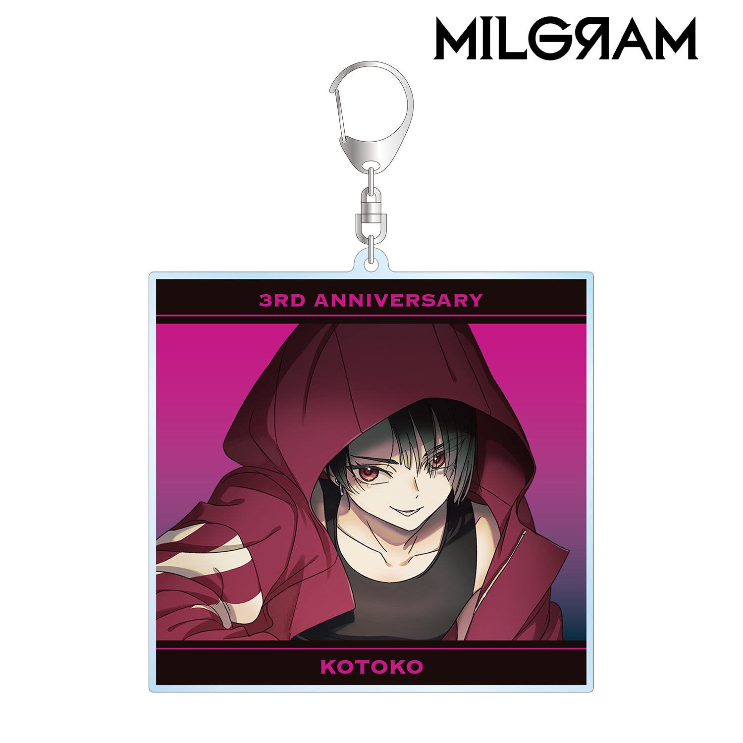 (Goods - Key Chain) MILGRAM Exclusive Art Kotoko 3rd Anniversary ver. BIG Acrylic Key Chain