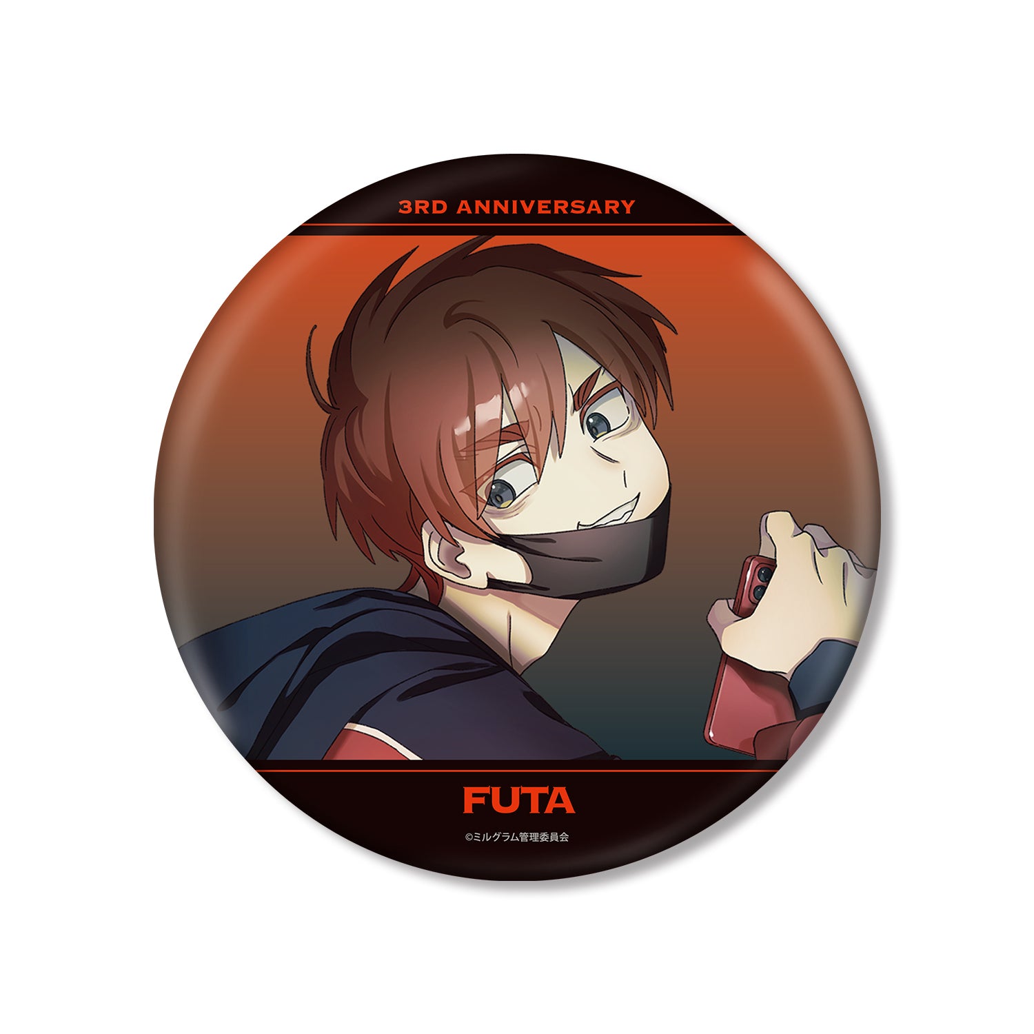 (Goods - Badge) MILGRAM Exclusive Art Fuuta 3rd Anniversary ver. BIG Button Badge