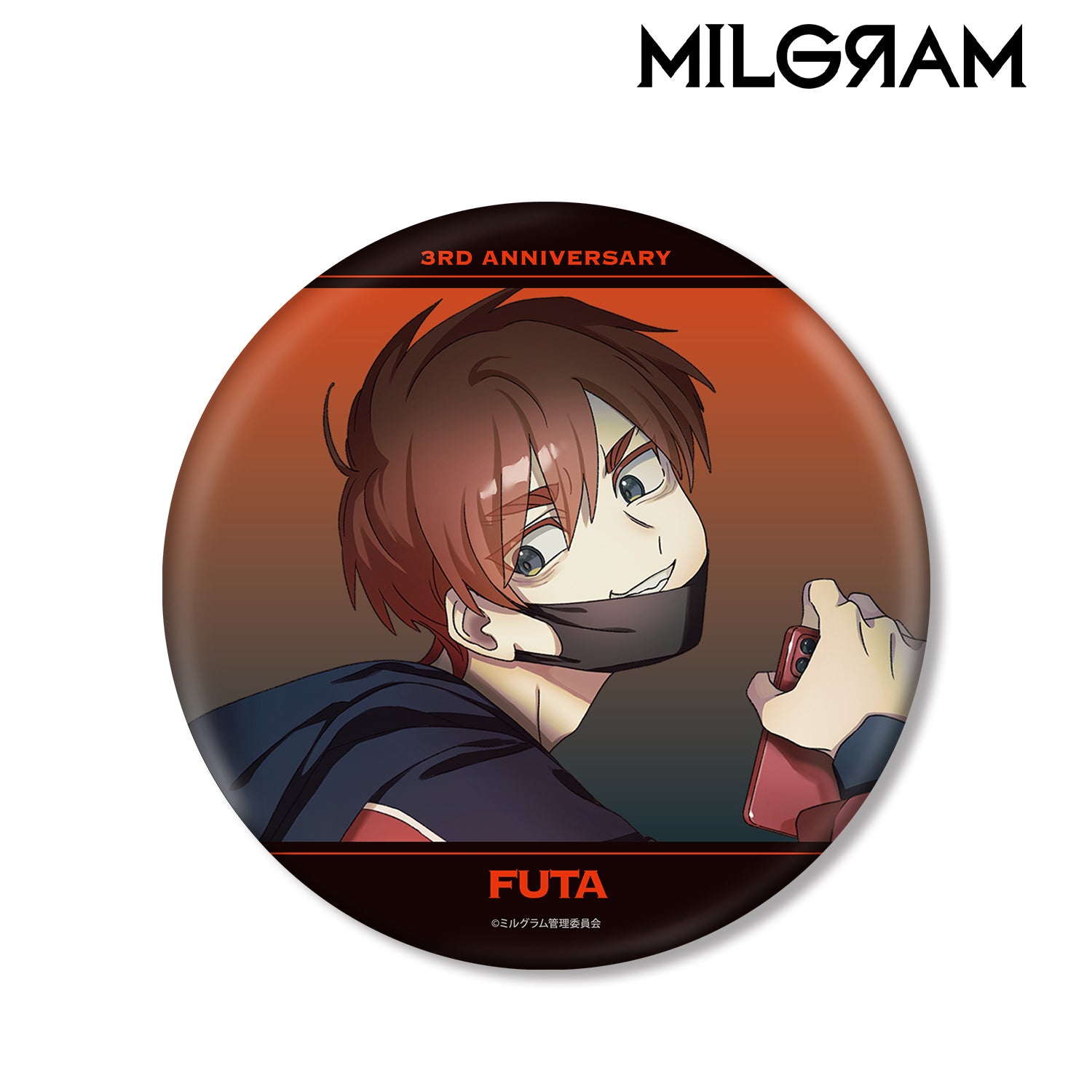 (Goods - Badge) MILGRAM Exclusive Art Fuuta 3rd Anniversary ver. BIG Button Badge