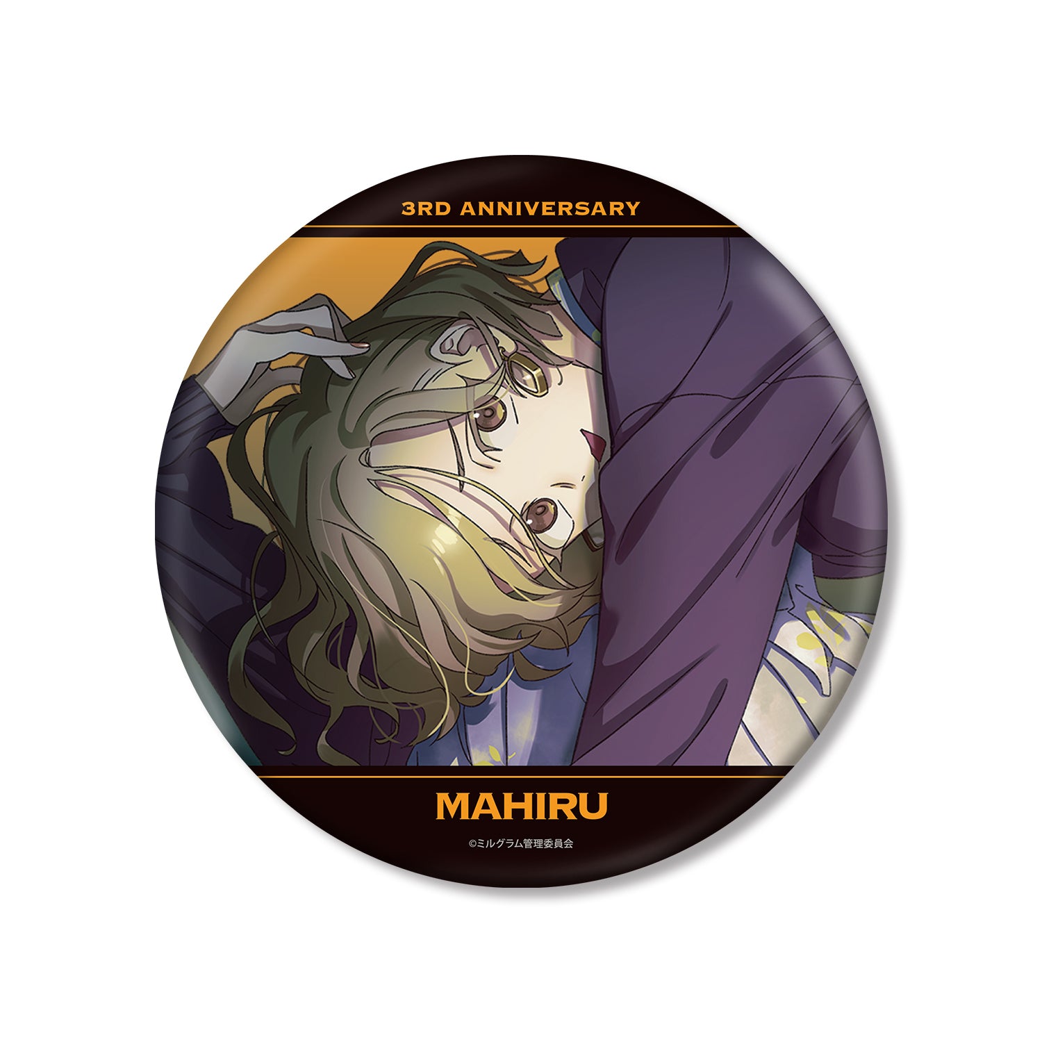 (Goods - Badge) MILGRAM Exclusive Art Mahiru 3rd Anniversary ver. BIG Button Badge