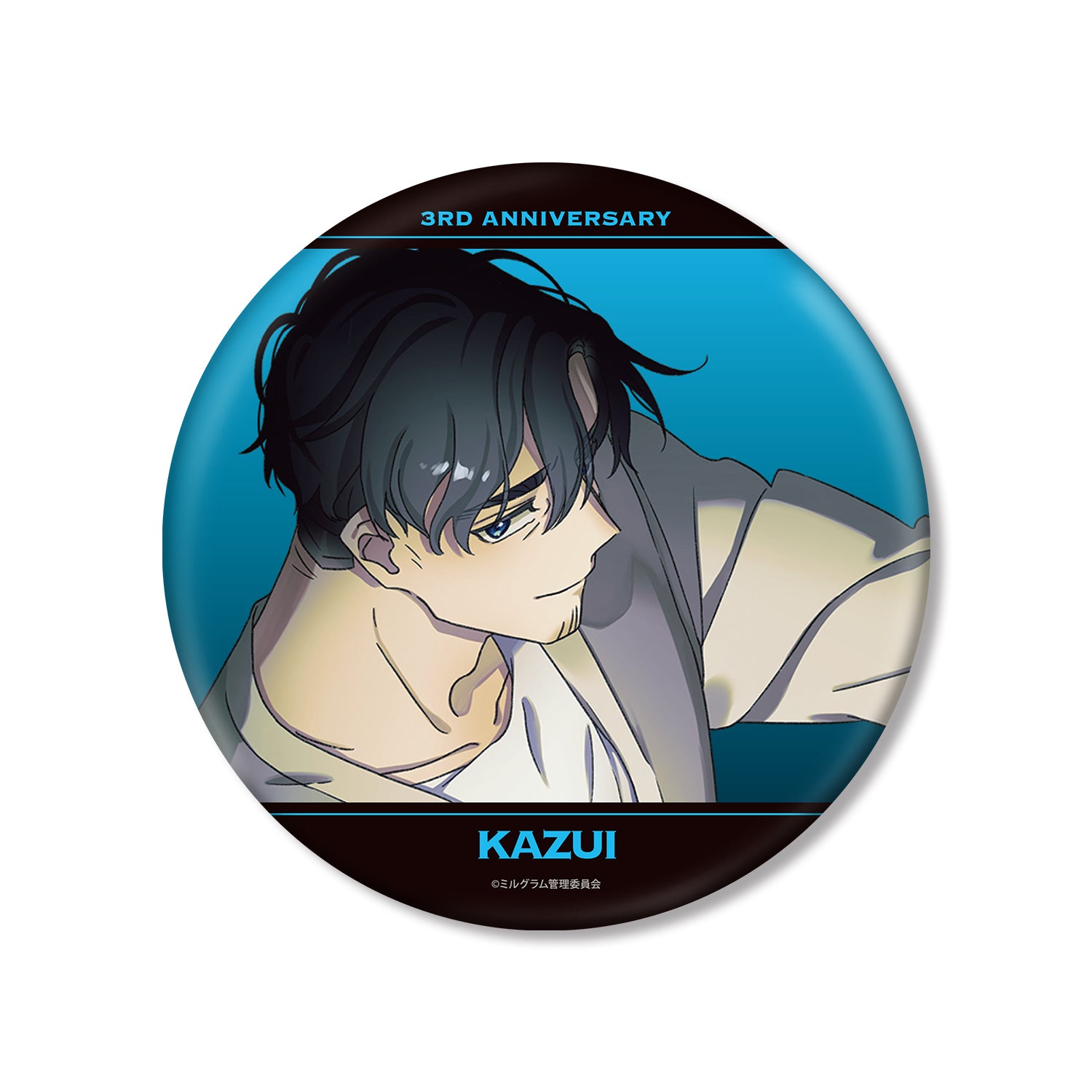 (Goods - Badge) MILGRAM Exclusive Art Kazui 3rd Anniversary ver. BIG Button Badge