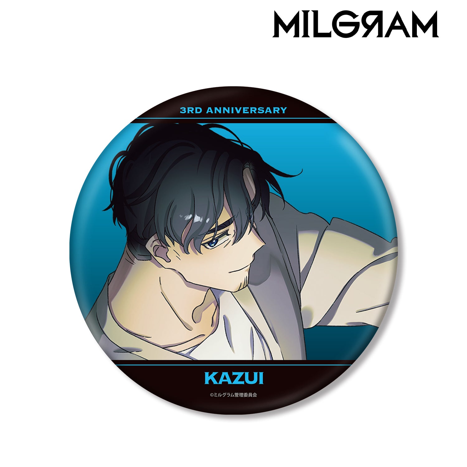 (Goods - Badge) MILGRAM Exclusive Art Kazui 3rd Anniversary ver. BIG Button Badge