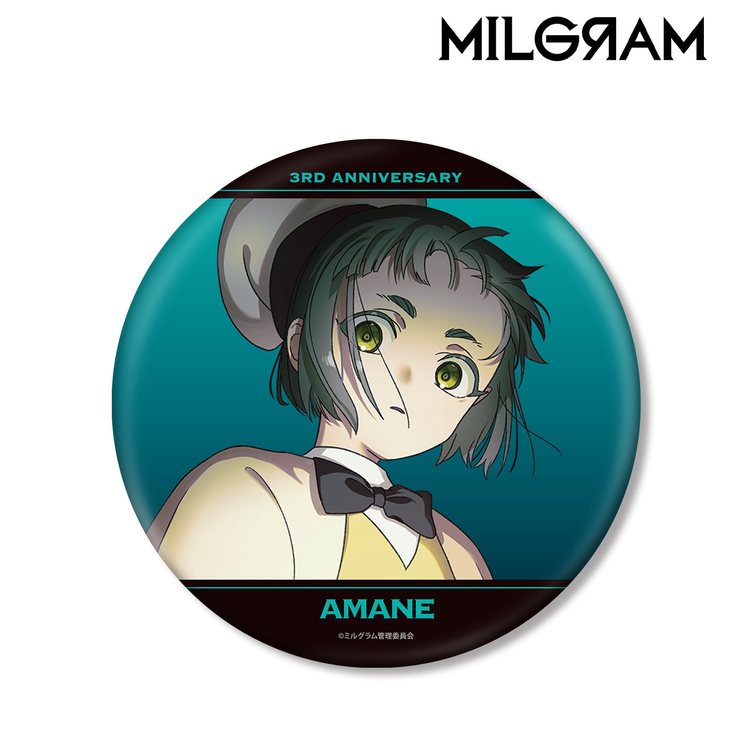 (Goods - Badge) MILGRAM Exclusive Art Amane 3rd Anniversary ver. BIG Button Badge