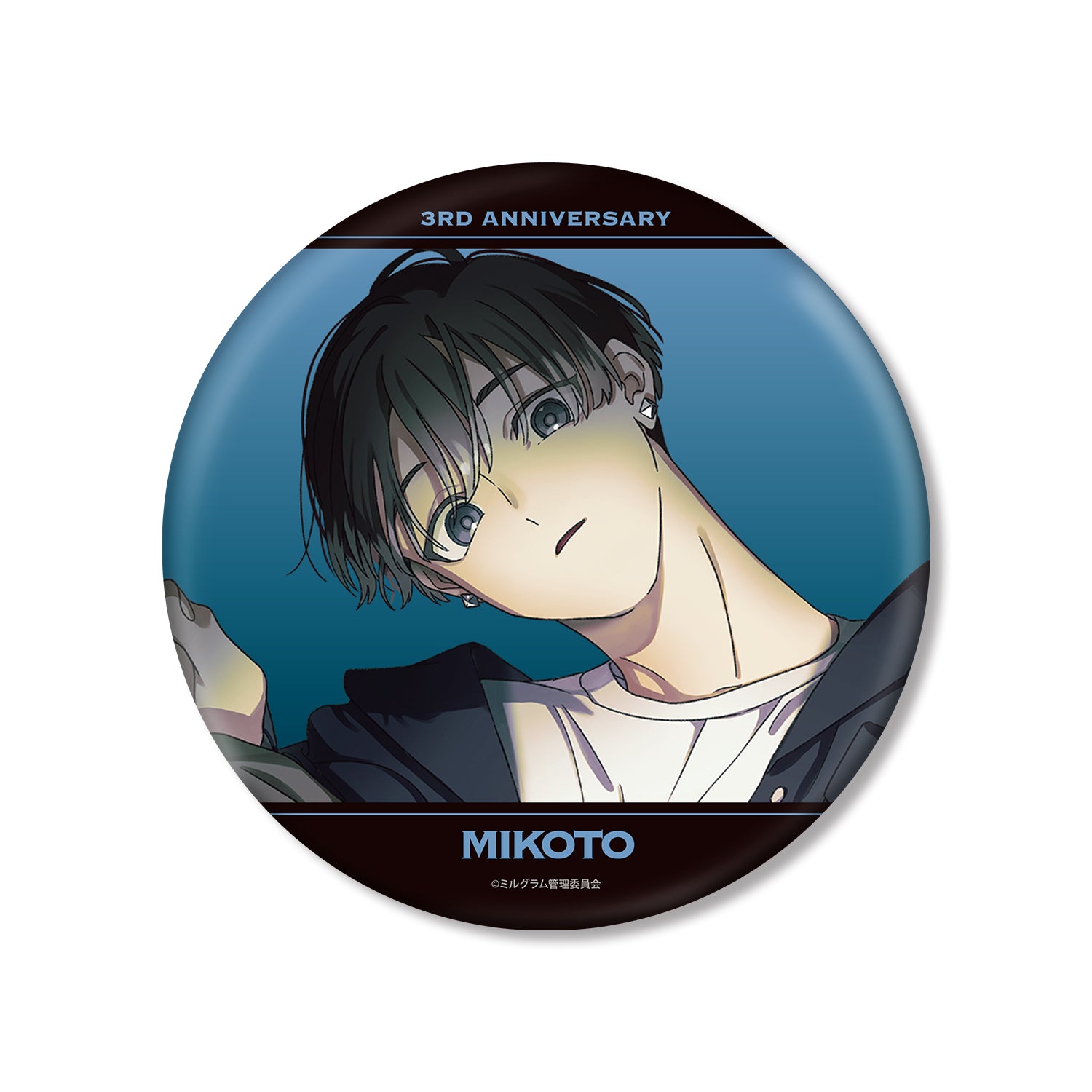 (Goods - Badge) MILGRAM Exclusive Art Mikoto 3rd Anniversary ver. BIG Button Badge