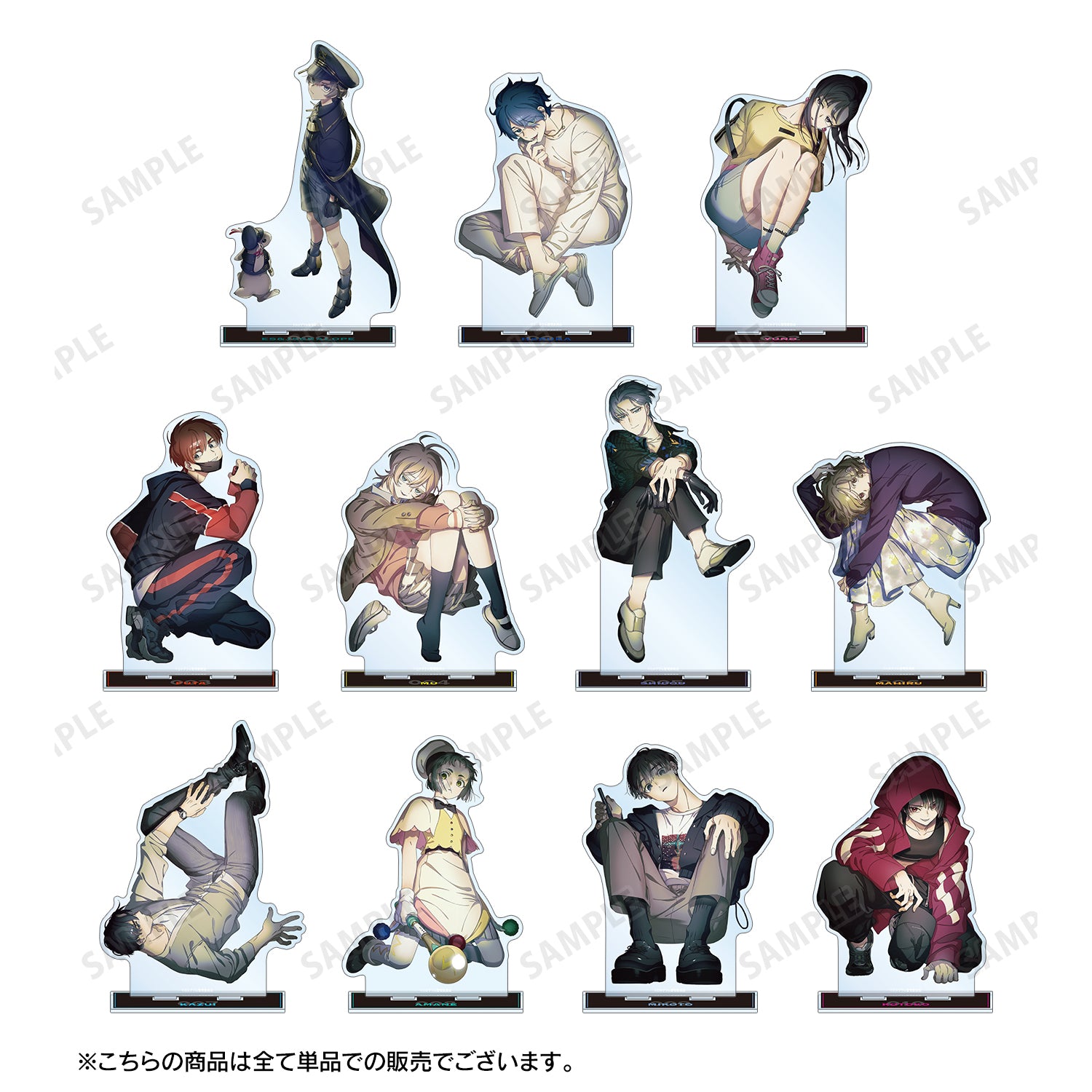 (Goods - Stand Pop) MILGRAM Exclusive Art Kazui 3rd Anniversary ver. Jumbo Acrylic Stand