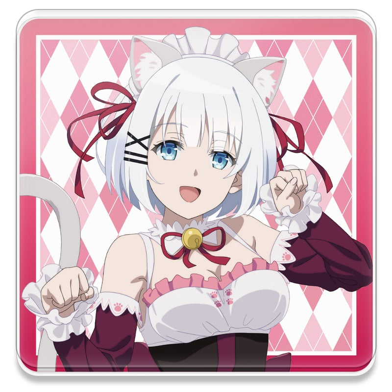(Goods - Coaster) The Detective Is Already Dead Acrylic Coaster B [Siesta Cat-ear Maidver.](Exclusive Art)