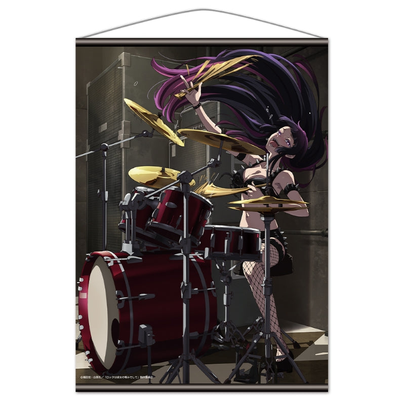 (Goods - Tapestry) Rock Is a Lady's Modesty B2 Tapestry Otoha Kurogane Rock ver.