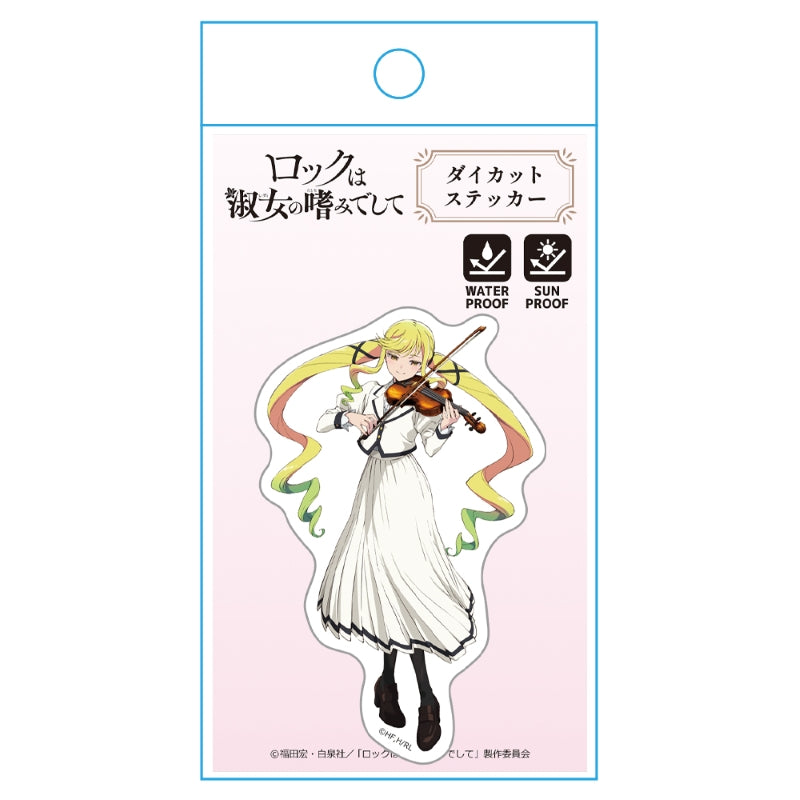 (Goods - Sticker) Rock Is a Lady's Modesty Die-cut Sticker Lilisa Suzunomiya