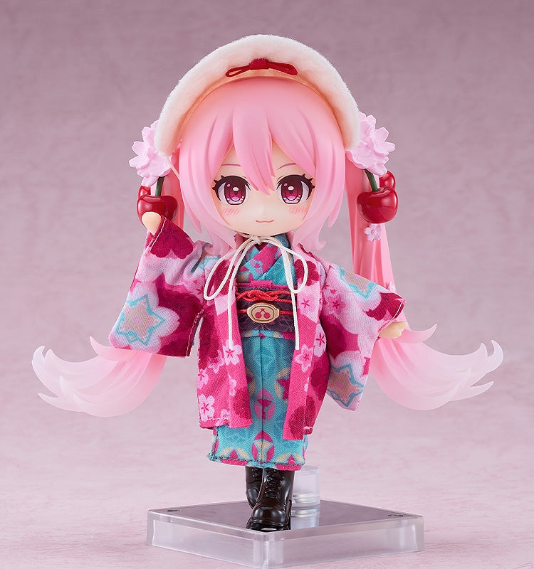 (Action Figure) Character Vocal Series 01: Hatsune Miku Nendoroid Doll Sakura Miku Hirohako 2025 Ver. (Hakodate)