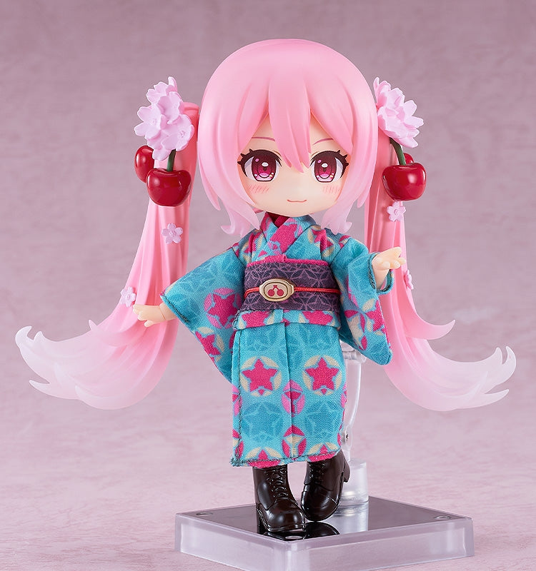 (Figure-Parts) Character Vocal Series 01: Hatsune Miku Nendoroid Doll Outfit Set Sakura Miku Hirohako 2025 Ver. (Hakodate)