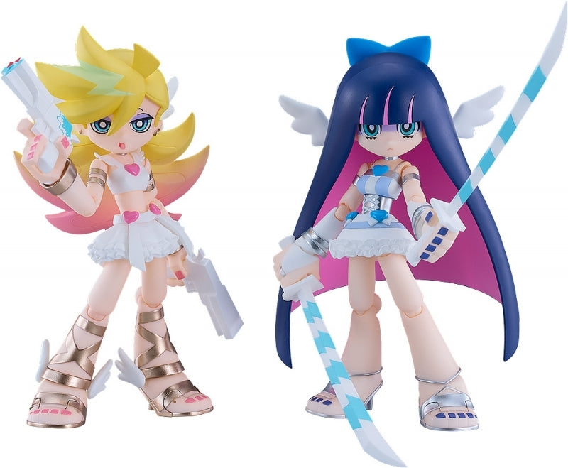 (Action Figure) New PANTY & STOCKING with GARTERBELT figma Panty & Stocking: Angel ver. Set