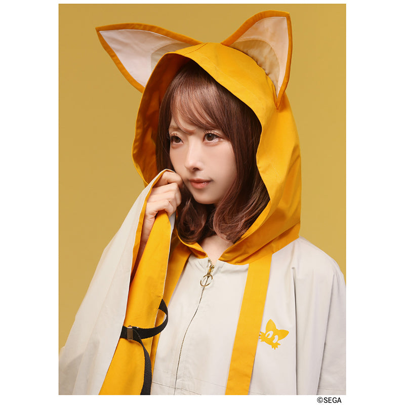 (Goods - Outerwear) Sonic the Hedgehog x Favorite Collab * Tails - Kind-Hearted Fox Kit Hooded Cape Poncho Jacket