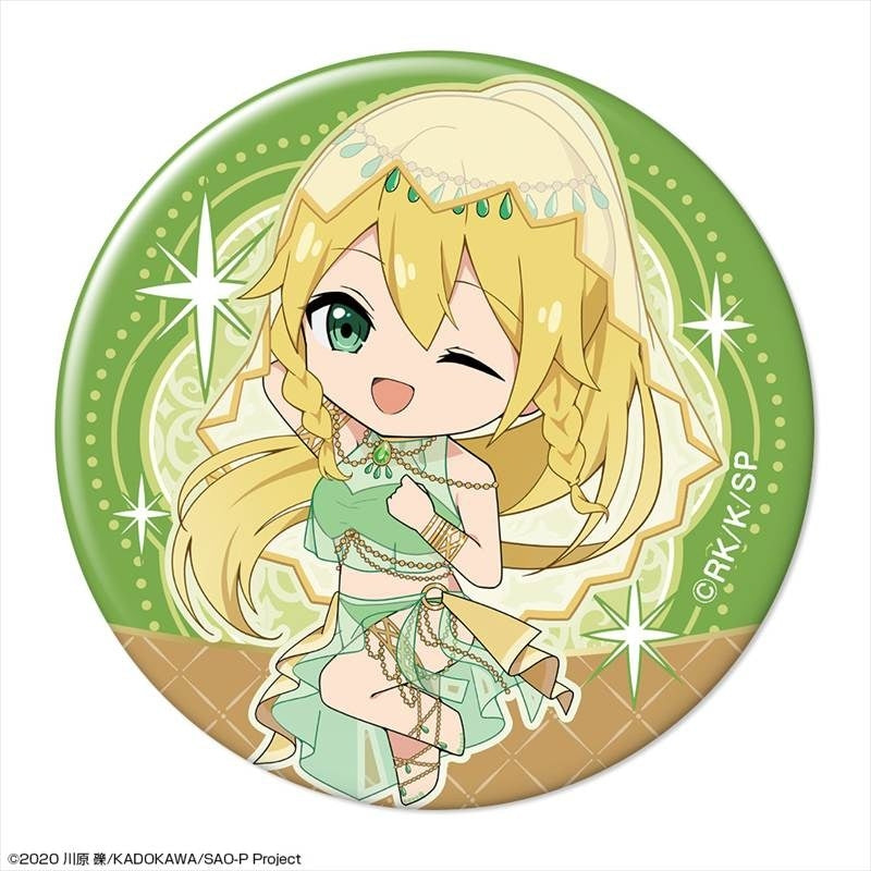 (Goods - Badge) Sword Art Online Set of 5 Trading Button Badge (Chibi Chara Dancer ver.)